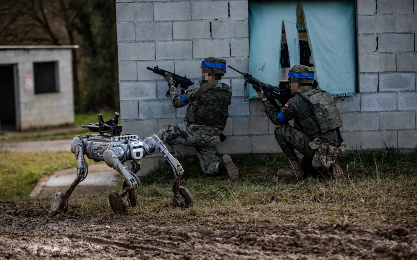 Pruebas de campo con personal militar