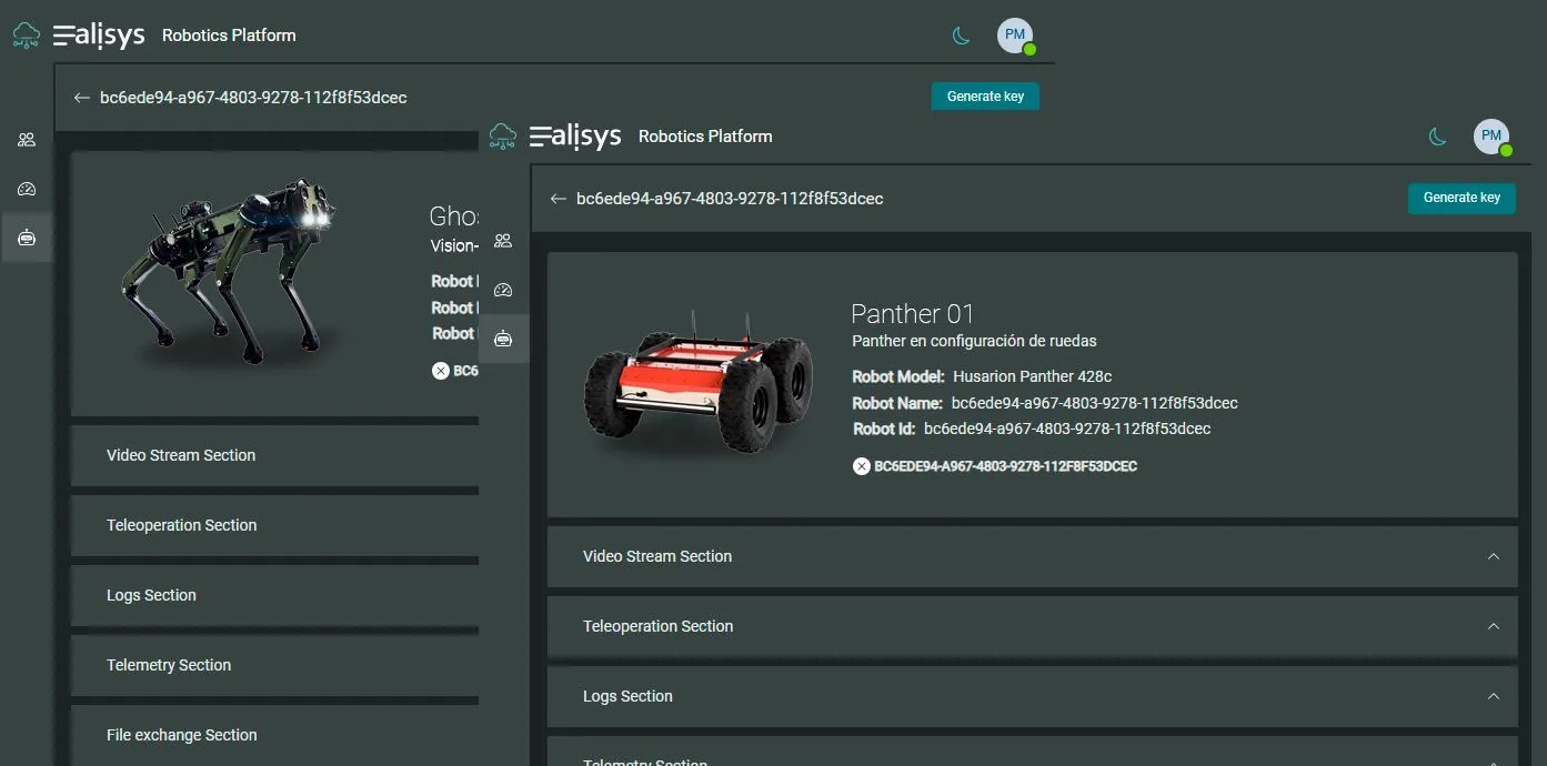 Ficha y capacidades de un dispositivo integrado
