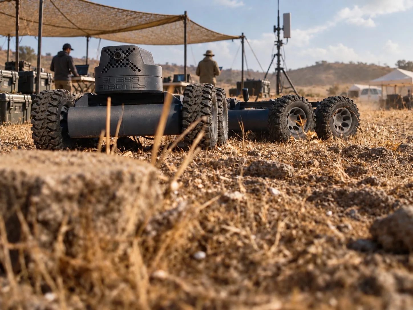 REX, plataforma de ruedas de Alisys Robotics en pruebas de campo